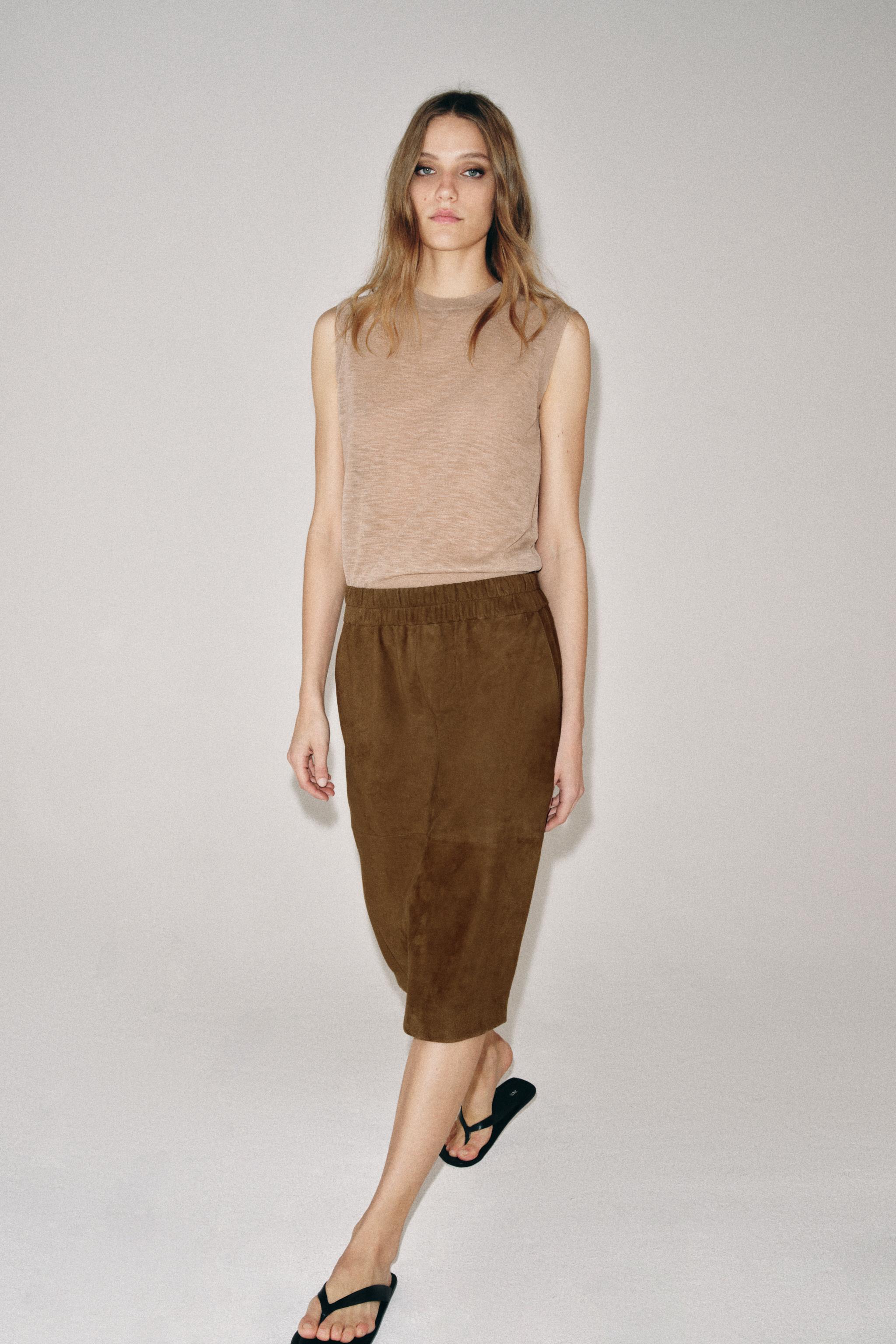 ZW COLLECTION LIMITED EDITION SUEDE SKIRT